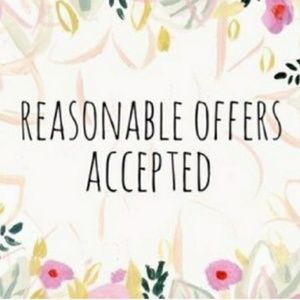 Reasonable offers accepted!